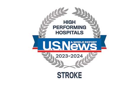 US News Stroke High-Performing badge