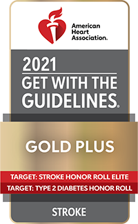 Get with the Guidelines Gold Plus award logo