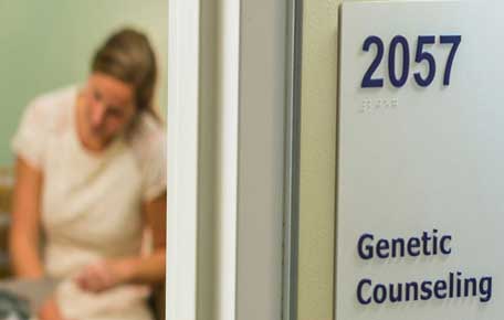 A woman getting ready to see heart genetic counselor