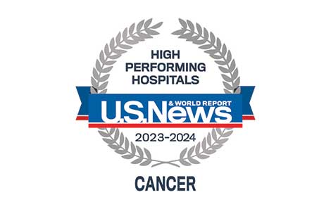 US News Cancer High-Performing badge
