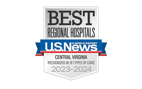 US News Best Regional Hospital, Central Virginia badge