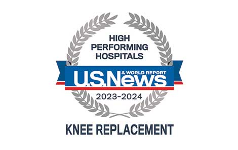 US News Knee Replacement High-Performing badge
