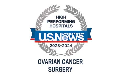 US News Ovarian Cancer Surgery High-Performing badge