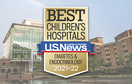 U.S. News & World Report Children's Diabetes & Endocrinology badge