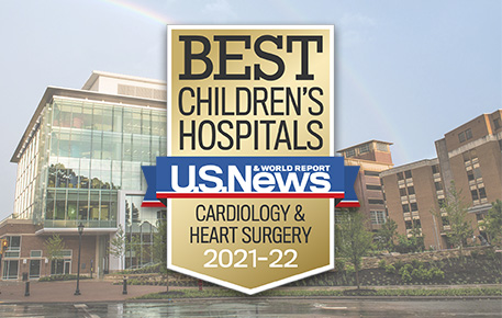 U.S. News & World Report Children's Cardiology badge