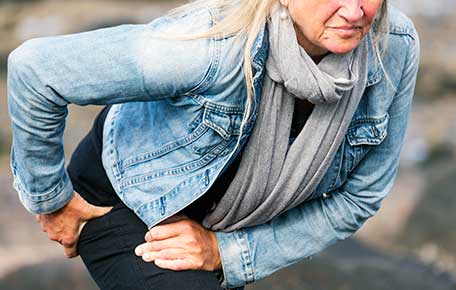 A woman suffering from hip pain could have osteoarthritis